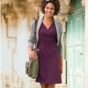 ATHLETA FAUX WRAP DRESS